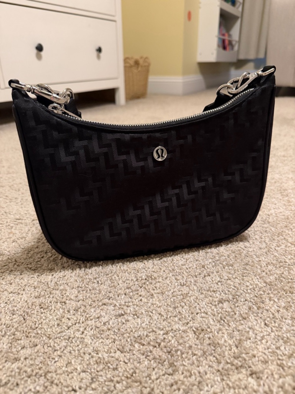 lululemon City Essentials 3L Small Shoulder Bag- Monogramed Jacquard